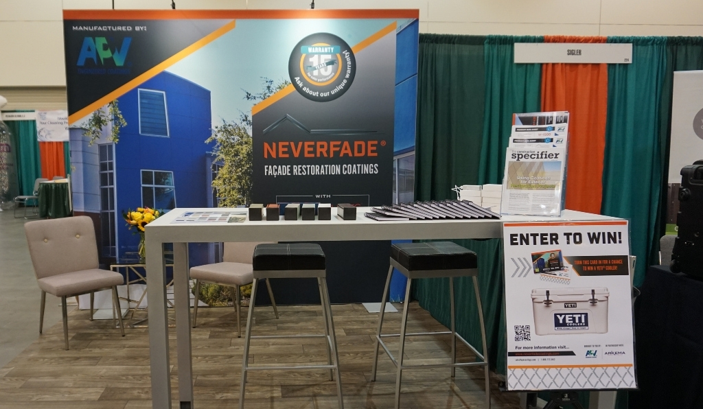 NeverFade Booth at the Green Tech schools